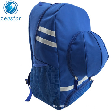 Large Capacity Outdoor Soccer Football Basketball Ball Backpack Bag with Shoes Compartment